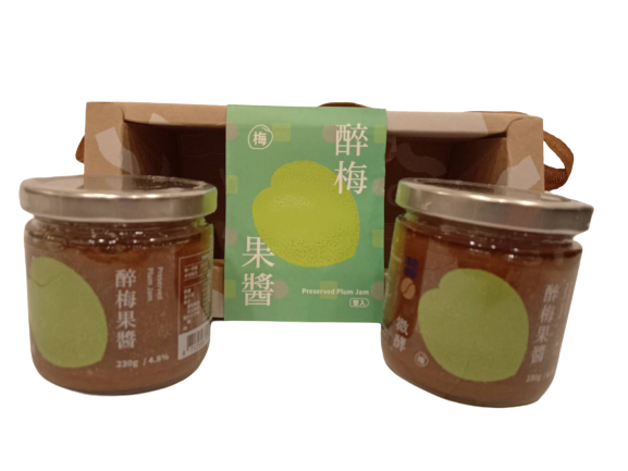 微酵 醉梅果醬禮盒組(2罐/組)  230g/罐*2罐/組
